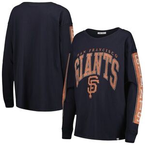 San Francisco Giants ladies Long Sleeve Shirt - Black